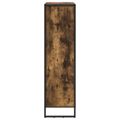 vidaXL Knižnica 99,5 x 30 x 108 cm Kompozitné drevo Dymová dub
