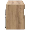 vidaXL TV nástenná skriňa 80 x 30 x 40 cm Remeselný dub