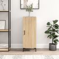 vidaXL Komoda dub sonoma 34,5x34x90 cm spracované drevo