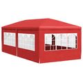 vidaXL Párty stan 600 x 300 x 255 cm Červená PE a oceľ