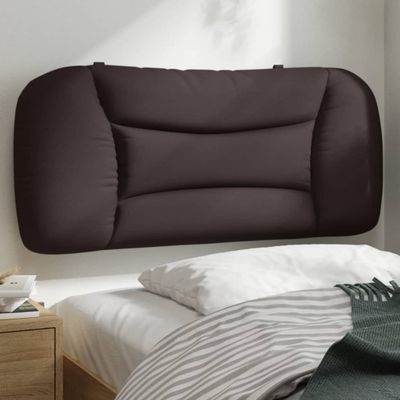 vidaXL Vankúš na čelo postele Hvar tmavohnedý 80 cm látka
