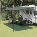 vidaXL Koberec do stanu 250x400 cm HDPE tmavozelený