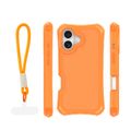 Puzdro Safepop s popruhom pre iPhone 17 6,3" oranžová