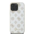 Puzdro Guess pre iPhone 16 Pro Max 6,9" GUHMP16XPGPYSH Peony Script Logo biel MagSafe