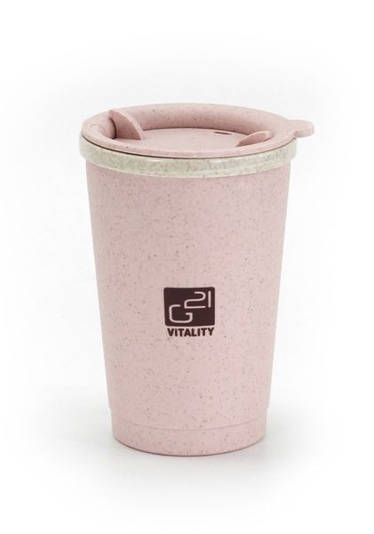 Eko téglik G21 beECO Espresso 280 ml, ružový