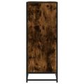 vidaXL Regál na topánky dymový dub 48x38x97,5 cm spracované drevo