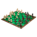 Šachovnica Minecraft - Hrdinovia vs. Príšery