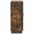 vidaXL Servírovacia skriňa Dymový dub 66 x 34,5 x 87 cm