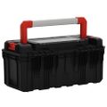 vidaXL Box na náradie čierno-červený 45x28x26,5 cm