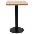 vidaXL Bistro stolík bledohnedý 50x50 cm MDF