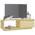 vidaXL TV skrinka 110x30x33,5 cm, borovicový masív