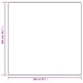 vidaXL Záťažová prikrývka s krytom šedá 200x200 cm 13 kg látka