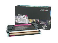 Vysoká výťažnosť - purpurová - originálna - kazeta s farbivom LCCP, LRP - pre Lexmark C736dn, C736dtn, C736N, X736de, X738de, X738dte