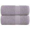 vidaXL Uteráky pre hostí FROGN 2 ks sivé 30x50 cm 360 g/m²