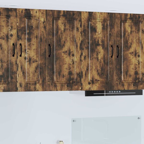 vidaXL Dvierka na umývačku Kalmar Dymová dub 40 x 31 x 80 cm