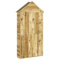 vidaXL Záhradná kôlňa na náradie 107x37x220 cm impregnovaná borovica