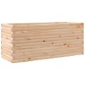 vidaXL Záhradný kvetináč 110x40x45,5 cm masívna borovica