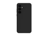 Zadný kryt pre mobilný telefón - plast, silikón - nočná čerň - pre Samsung Galaxy S24 FE