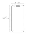Tempered glass 2,5D for iPhone 15 Pro 6,1"