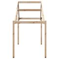 vidaXL Strecha na detskú posteľ 213x95,5x144,5 cm borovicový masív