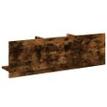 vidaXL Nástenná skrinka 100x16,5x30 cm dymový dub kompozitné drevo