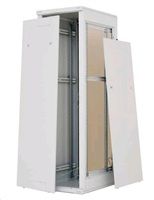 TRITON 19" stojanový rozvaděč 15U 800x600, nosnost 800 kg, skleněné dveře, svařovaný, šedý