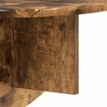 vidaXL Stenná polica 2 ks Dymová dub 48 x 24 x 24 cm Kompozitné drevo