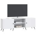 vidaXL TV skrinka 150 x 31 x 50 cm Biela Kompozitné drevo