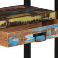 vidaXL Konzolový stôl 120 x 33 x 75 cm Masívne obnovené drevo
