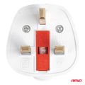 Sada cestovných adaptérov s poistkou EU–UK 13A 250V 10ks AMiO-04858
