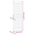 vidaXL Dvere NARVIK 70 x 210 cm Masívne borovicové drevo (neupravené)