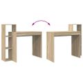 vidaXL Stôl Sonoma dub Kompozitné drevo 100 x 40 x 90 cm