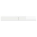 vidaXL TV skrinky s LED svetlami 2 ks lesklé biele 60x35x15,5 cm
