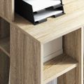 vidaXL Stôl Sonoma dub Kompozitné drevo 90 x 48 x 101,5 cm