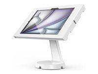 Montážna sada (kryt, stojan) - pre tablet - uzamykateľný - kovový rám - biela - veľkosť obrazovky: 11" - na stôl, montáž na stenu - pre Apple 11-palcový iPad Air (M2, M3)