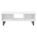vidaXL TV stolík 100 x 35 x 35 cm Biela Kompozitné drevo