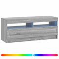 vidaXL LED TV kabinet Sivý Sonoma Kompozitné drevo