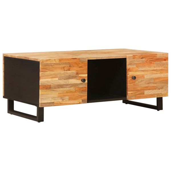 vidaXL Konferenčný stolík Hnedá 100 x 54 x 40 cm Masívne mango drevo