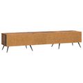 vidaXL TV skrinka Staré drevo 147 x 34,5 x 30 cm Kompozitné drevo