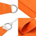 vidaXL Tieniaca plachta oxfordská trojuholníková 3x3x4,24 m oranžová