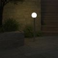 vidaXL Záhradné svietidlo so stĺpikom, 1 lampa 110 cm