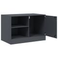 vidaXL TV skrinky 2 ks antracitové 67x39x44 cm oceľ