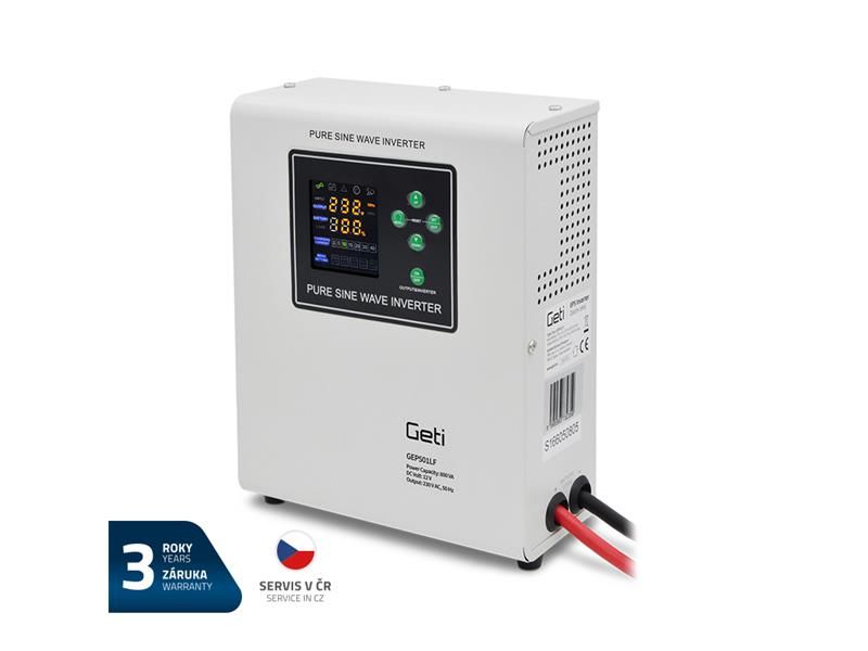 Zdroj záložný GETI GEP501LF sinus 500W nástenný (800VA)