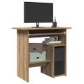 vidaXL Stôl dub artisan 80x45x74 cm kompozitné drevo