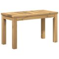 vidaXL Konferenčný stolík Biela 60,5 x 30 x 36 cm Pevné akáciové drevo