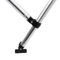 vidaXL Strieška Bimini s 3 oblúkmi, biela 183x140x137 cm