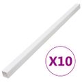 vidaXL Káblový rozvod 100x60 mm 10 m PVC