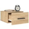 vidaXL Nástenné nočné stolíky 2 ks dub sonoma 35x35x20 cm
