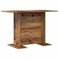 vidaXL Jedálenský stôl 110 x 60 x 75 cm Kompozitné drevo Staré drevo