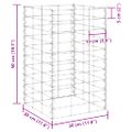 vidaXL Gabiónové vyvýšené záhony 4 ks 30x30x50/100/150/200 cm, železo
